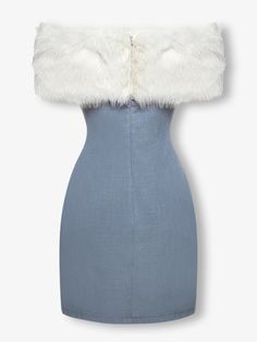 Introducing the melbourne mini dress, cut from premium fabric for a sleek fit. Featuring a seductive backless design, faux fur collar, and button accents, it sculpts an hourglass silhouette effortlessly. Hourglass Silhouette, Backless Design, 80 Dress, Faux Fur Collar, Fur Collar, Fur Collars, Blue Dresses, Melbourne, Dress Shop