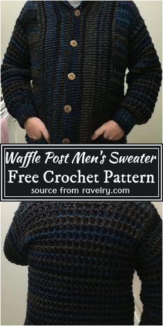 Free Crochet Men Sweater Patterns