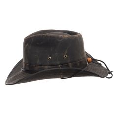 Indy is a made-for-outdoor fedora made of water-resistant weathered cotton and distressed leather. It features a reinforced teardrop crown, fully-stitched shapeable brim, and a matching fabric adjustable chin cord. The brim contains a metal wire allowing it to be shaped to your preference. Material: Weathered CottonBrim: 2 3/4"Crown: 5" teardropClimate: Cold If your measurement falls between sizes, choose the next largest size. A looser fit is recommended as you can use hat size reducer tape to Adjustable Washed Hat With Short Brim, Distressed Hats With Curved Brim For Outdoor, Classic Distressed Brown Hat For Outdoor, Rugged Adjustable Hats For Travel, Adjustable Washed Hats For Outdoor, Rugged Adjustable Travel Hats, Outdoor Adjustable Washed Hats, Adjustable Rustic Fedora For Outdoors, Distressed Brown Flat Brim Hat For Outdoor