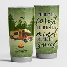 Personalized Tumbler is the perfect gift for friends and family on any occasion.Whether you are on a camping adventure or jumping into your car for your morning commute, you can keep your thirst under control with drinkware. Our insulated tumblers deliver the ultimate combination of personality and performance for pure drinking enjoyment. Lifetime Guarantee & BPA free Great for both hot & cold liquids Microwave safe Reduces condensation Fits most cup holders Only for hand wash Available in 20 Oz Double-walled Stainless Steel Tumbler PERSONALIZATION: Please complete the fields required to customize options (Name/Characteristics) and recheck carefully all the customized options. Text: Standard English excluding special characters, emojis to ensure the best looking. Characteristics: Pick one- Camping Tumbler, Into The Forest I Go, Into The Forest, Morning Commute, Camping Adventure, Personalized Tumbler, Personalized Tumblers, Special Characters, Lose My Mind