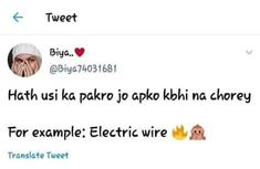 two tweets on twitter with one saying, hash us kakapo to apoke khlo nachoy for example electric wire