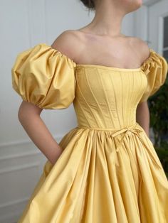 Silhouette:?A Line Waist: Natural Sleeve Length:?Sleeveless Fabric: Satin Shown Color: Yellow Built-In Bra: Yes Yellow Evening Dress, Prom Dress Yellow, Satin Long Prom Dress, Yellow Evening Dresses, Prom Dresses Yellow, Prom Dresses With Pockets, Satin Evening Dresses, Yellow Satin, فستان سهرة