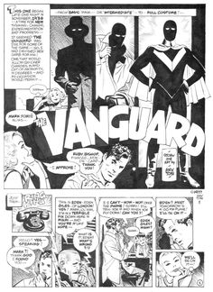 an image of a comic strip with the words,'vanguaro'in it