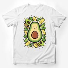 Cute Avocado T-Shirt, Happy Fruit Graphic Tee, Unisex Fun Avocado Lover Gift, Trendy Vegan Shirt, Casual Summer Style Male T-Shirt Custom graphic T-Shirt.Customize your color Fruit Graphic, Happy Fruit, Avocado T Shirt, Cute Avocado, Vegan Shirt, Summer Style Casual, Male T Shirt, Summer Style, Summer Casual