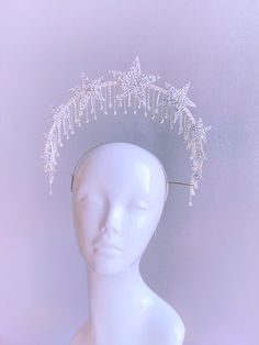 Dazzle and Sparkle bright in this Star studded jewel halo festival crown. We can customize design to match your outfit, get in touch for a design consultation and custom quote. S H I P P I N G - Processed same day or within 24 hours. 1-2 day guaranteed delivery, add item to cart, click shipping tab for rates. Pls leave a check out note with your need date & contact number Msg for delivery time frames (Include your state/country) S I Z E Adult size. For children, pls contact to resizing or leave Space Goddess, Festival Crown, Halo Headpiece, Star Crown, Thank You Wishes, Halo Crown, Pregnancy Photo, Hair Wreaths, Children's Mask