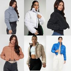 Find ideas๏ฟฝand inspiration for Ladies Quilted Short Puffer Jacket Thick Padded Cropped Long Sleeve Zip Up Coat , Women's Coats, Jackets & Vests Short Puffer Jacket, Quilted Puffer Jacket, Cropped Long Sleeve, Padded Coat, Short Coat, Cropped Jacket, Full Sleeve, Puffer Jacket, Vest Jacket