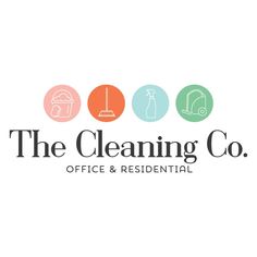 the cleaning co office and residential logo