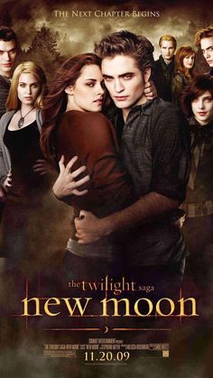 the twilight saga new moon movie poster