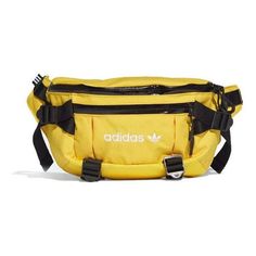 adidas Adventure Waist Bag 'Yellow' GD5014 Gold Adidas, Adidas Originals Mens, Reusable Shopping Bags, Large Backpack, Waist Pack, Perfect Bag, Adidas Online, Waist Bag, Duffel Bag