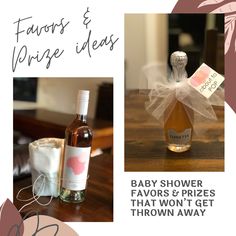 10+ Baby Shower Favors And Prize Ideas Baby Shower Door Prizes, Easy Baby Shower Favors, Easy Baby Shower, Prize Ideas, Cheap Favors, Twinkle Twinkle Baby Shower, Door Prizes, Simple Baby Shower