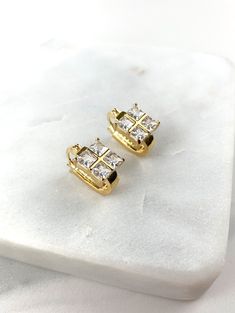 18k Gold Filled Cubic Zirconia Square Hoop Earrings Wholesale Jewelry Making Supplies.- Earrings Size:Width: 0.3 inches | Length: 0.6 inches | Closure: Lever Back Square Hoop Earrings, Gold Filled Hoops, Market Trends, Leverback Earrings, Solid Gold Jewelry, Jewelry Business, Unique Styles, Gold Filled Jewelry, Jewelry Earrings Hoops