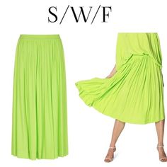 Sold Out Everywhere!!! A Drapey, Lightweight Midi Skirt Is Styled In A Vibrant Hue With A Shapely Smocked Waist And A Swingy Pleated Skirt. 31" Length Unlined Elastic Waist 100% Rayon Hand Wash, Line Dry Buy More Save More!!! Please Check Out My Closet And Follow Me:-) New With Tags ( No Original Tags) Spring Pleated Skirt Bottoms With 4-way Stretch, Spring Stretch Maxi Skirt With Gathered Detail, Spring Stretch Maxi Skirt With Gathered Design, Stretch Spring Maxi Skirt With Gathered Details, Spring Stretch Maxi Skirt For Daywear, Stretch Maxi Skirt For Spring Daywear, Green Stretch Maxi Skirt For Spring, Casual 4-way Stretch Skirt For Spring, Summer Stretch Lined Maxi Skirt