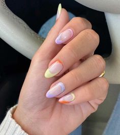 50+ Insane Cute Fall Nail Designs You'll Want To Copy - Lifestyle With Amal Candy Corn Nails, Ring Finger Nails, Nails 2021