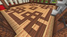 Wood Floor Patterns Minecraft Original Wood Floor Floor Designs Minecraft, Minecraft Kale, Minecraft Floor Designs, Minecraft Cool, Minecraft Diy Crafts, Minecraft Diy, Construction Minecraft, Minecraft Building Guide, Minecraft Decoration