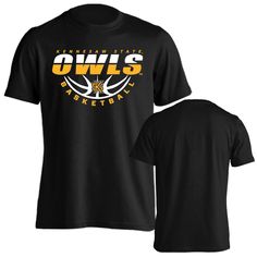 Cheer on your Kennesaw State Owls with this Officially Licensed KSU Basketball Nothing But Net basketball logo T-shirt! No matter where you are watching the Owls on the hardcourt on their way to the big dance, you can wear this simple and classic, yet stylish basketball tee shirt with pride! This awesome shirt is sure to be your go-to shirt this basketball season and for many more to come. Black Short Sleeve T-shirt For Basketball, Basketball Fan Apparel Tops With Short Sleeves, Black Team Spirit Basketball T-shirt, Black T-shirt With Basketball Team Name, Black Basketball T-shirt With Team Name, Black Basketball Fan T-shirt, Black Basketball T-shirt With Team Logo, Basketball Team Logo Black T-shirt, Black T-shirt With Team Logo For Basketball