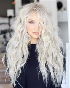 Platinum Hair Extensions, Long Platinum Blonde, Natural Beaded Rows, Perfect Blonde Hair, Hair Extension Salon, Luxury Hair Extensions, Platinum Blonde Hair Color, White Blonde Hair, Ash Blonde Hair