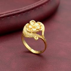 Product:- Ring Material:- Brass Size:- All size available Golden Flower Ring, Big Flower Ring, Handmade ring, Gold Rose Ring, Artisan Ring, Gold Vermeil Ring, Dainty Ring, Wedding ring, promise ring ❥ Customers' satisfaction is our biggest priority, please contact us with any questions/queries for future or existing orders, and we will do our best to make sure you are happy with your order. ❥Please make sure to add the correct address during checkout. You can return your purchased item within 15 days after successful delivery. We offer a 100% "Money Back Guarantee" if you are not satisfied with your purchase. ❥If you are not satisfied with your purchased items then contact with us first before leaving negative or neutral feedback or opening disputes. We believe in solving the issues. Rose Design Flower Promise Ring, Promise Ring With Rose Design, Gold Flower Ring For Promise, Gold Engraved Flower Ring For Wedding, Rose Design Flower Ring For Anniversary, Gold Flower Ring With Rose Design, Gold Flower Shaped Promise Ring, Gold Rose Design Flower Ring, Gold Promise Rings With Rose Design