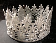 What a lovely crown! White lace with a sweet daisy pattern woven into the pattern. 15 inches round and 2 1/2 inches high. It is just perfect to make any occasion special. Or to just wear on a bad day. It's hard to be sad with a crown on your head. Convo me if you need a different size. And check out my site for different styles. Comes with a little gem embellished bobby pin. Good Witch Halloween, Lace Crown, Crown Photos, Gothic Princess, Glinda The Good, Lace Crowns, Glinda The Good Witch, Beautiful Witch, Witch Halloween Costume