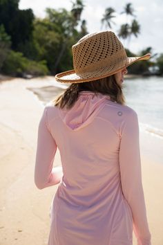 Our stylish apparel provides unbeatable UV protection without compromising on style. Enjoy long days on the beach in our UPF 50+ Women's Relaxed Hoodie Dress! #beachday #sundress #UPFclothing Summer Long Sleeve Stretch Hoodie, Stretch Long Sleeve Summer Hoodie, Stretch Long Sleeve Hoodie For Summer, Pink Long Sleeve Hoodie For Outdoor, Pink Long Sleeve Hoodie For Outdoor Activities, Fitted Long Sleeve Hoodie For Outdoor, Upf Clothing, Tennis Clothes, Beach Days