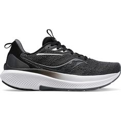 Echelon 9, Black | White Walking Everyday, Saucony Sneakers, Neutral Heels, Comfort Shoe, Saucony Shoes, Americana Fashion, Wide Shoes, Shoes Women, Top Shoes