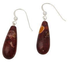 Jay King Sterling Silver Red Leopard Skin Quartzite Teardrop Earrings Elongated teardrops of a unique, South African quartzite give these handcrafted sterling silver earrings a sleek, trendy look we think you'll love. A new Mine Find from Jay King.       Approx. 1-11/16"L x 3/8"W     Stamped .925     Pierced with wire backs     Earrings have elongated, teardrop-shaped drops of multicolor red and brown "Leopard Skin" quartzite    Stone Information       All sizes and weights approximate     Stabi Brown Sterling Silver Teardrop Jewelry, Brown Teardrop Sterling Silver Jewelry, Sterling Silver Gemstone Teardrop Earrings, Long Drop Gemstone Teardrop Earrings Gift, Red Teardrop Hypoallergenic Earrings, Red Hypoallergenic Teardrop Earrings, Sterling Silver Long Drop Teardrop Gemstone Earrings, Red Teardrop Sterling Silver Jewelry, Jewelry King