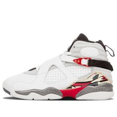 (GS) Air Jordan 8 Retro 'Countdown Pack' 305368-103 (AJ8/SNKR) White Round Toe Basketball Shoes For Outdoor, White Breathable Basketball Shoes For Outdoor, White Outdoor Basketball Shoes With Round Toe, Casual Jordan Shoes Scratch-resistant For Sports, Casual Scratch-resistant Jordan Shoes For Sports, Sporty High-top Sneakers For Winter Sports, Sporty Sneakers For Winter Sports With Round Toe, White Breathable Jordan Shoes For Training, White Low-top Basketball Shoes For Outdoor Activities