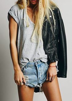 levi denim shorts. #cutoffs Edgy Jean Shorts For Spring Streetwear, Trendy Jean Shorts For Spring Festival, Edgy Jean Shorts For Spring, Edgy Cutoff Jean Shorts For Spring, Edgy Ripped Shorts For Spring, Punk Ripped Shorts For Summer, Ripped Punk Shorts For Summer, Edgy Cutoff Shorts For Spring, Trendy Distressed Jean Shorts For Fall