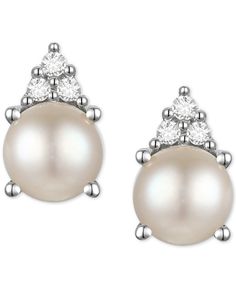 in stock Michael Kors Shop, Holiday Shoes, Pearl And Diamond Earrings, Online Earrings, Gold Pearl, Fresh Water, Freshwater Pearls, Diamond Earrings, Jewelry Watches