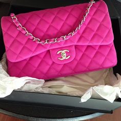 Pink Chanel Bag, Chanel Handbags Black, Gucci Outlet, Mode Chanel, Michael Kors Selma, Mk Handbags, Mk Bags, Pink Chanel, Handbag Heaven