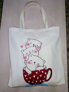 Сумка-шоппер Bag Painting Ideas Diy, Toot Bags