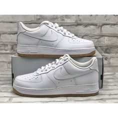 Nike Mens Air Force 1 ‘07 ‘White Gum Light Brown’ Size 10m Dj2739 100. Missing Lid Air Tiger, Mens Air Force 1, Mens Air Force, Air Max 90 Black, Nike Sf, Nike Air Max 200, Nike Air Force Ones, Mens Nike Air, Nike Mens