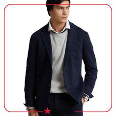 in stock Formal Tailored Single Breasted Cardigan, Elegant Fitted Cardigan With Notch Lapel, Classic Notch Lapel Cardigan For Work, Classic Cardigan With Notch Lapel For Work, Classic Fitted Cardigan With Notch Lapel, Elegant Single Breasted Cardigan For Business Casual, Classic Spring Cardigan For Formal Occasions, Spring Classic Sport Coat With Pressed Crease, Formal Classic Cardigan With Lapel Collar