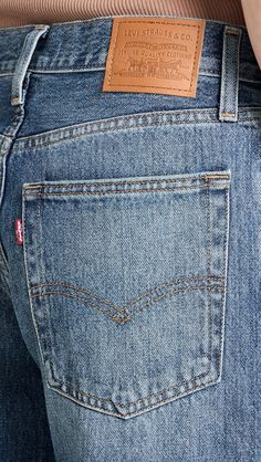 Levi's Baggy Dad Jeans | Shopbop Levi's Classic Denim Bottoms, Classic Levi's Denim Bottoms, Classic Medium Wash Jeans With Hip Pockets, Classic Denim Bottoms With Patch Pockets, Classic Jeans With Patch Pockets For Fall, Levi's Denim Jeans With Pockets, Classic Denim Blue Zip Fly Bottoms, Classic Denim Blue Bottoms With Zip Fly, Classic Dark Wash Jeans With Zip Fly