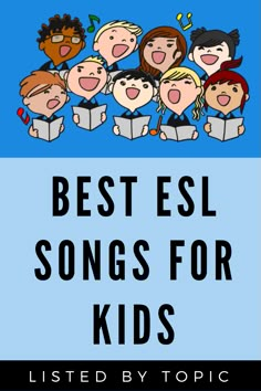 Songs For Elementary Classroom, Songs For Learning English, Songs For Elementary Students, Esl Songs Worksheets, Preschool Esl Activities, Esl Kindergarten Activities