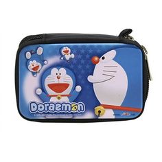 Adorable hard protective coin purse wallet inspired by Doraemon. Measures approx 4.5"W x 3"H x 1"D. Size: small.  Gender: female.  Age Group: adult. Doraemon Keychain, Small Zipper Pouch, Coin Purse Wallet, Cute Bags, Pouch Bag, Cloth Bags, Handbag Accessories, Zipper Pouch, Purse Wallet