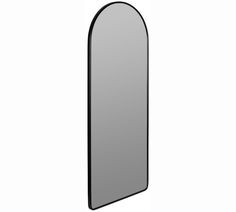 an oval mirror is shown against a white background