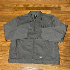 Brand New With Tags ! True To Size Relaxed /Loose Fit Arm Pocket In Left Sleeve Two Front Pockets 65% Polyester 35% Cotton Gray Long Sleeve Outerwear For Work, Casual Gray Outerwear For Work, Gray Outerwear With Button Closure For Streetwear, Gray Workwear Outerwear, Gray Workwear Outerwear With Pockets, Gray Utility Outerwear With Pockets, Gray Button Closure Outerwear For Streetwear, Gray Long Sleeve Utility Outerwear, Gray Cotton Utility Outerwear