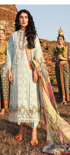 *Brand Name* *MUSHQ LUXERY LAWN*      *LAWANA PARINYA* *Fabric Details*           *Shirt trouser Cotton And Silk Dupatta * Embroidered lawn left and right panel Stitch  Chikan embroidered lawn sleeves Embroidered lawn back Embroidered neckline Embroidered front and back hem border Embroidered motif for sleeves Crochet lace for side slits and neckline Crochet lace for front  Crochet lace for front panel Crochet lace for sleeve Embellished  neckline Embellished back Embellished  sleeve Digital print pure silk dupatta Dyed cotton trouser Indian Designer Dresses, Pastel Color Dress, Women Dress Collection, Dresses Cotton, Shirt Trouser, Pakistani Dress, Heavy Embroidery, Pakistani Dress Design, Embroidered Neckline