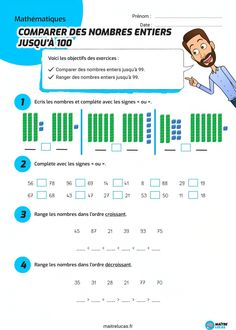 the math worksheet for students to learn numbers