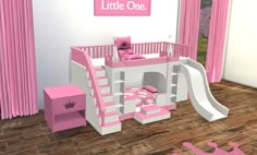 Princess Castle Bed, Sims 4 Beds, Toddler Bunk Beds, Castle Bed, Castle Bedroom, Cc Sims4, Bedroom Stuff, Sims 4 Bedroom