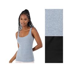 You'll love the soft and stretchy fit of this women's Hanes Originals Ultimate 2-pack stretch cotton tank top set.You'll love the soft and stretchy fit of this women's Hanes Originals Ultimate 2-pack stretch cotton tank top set. Click on this INTIMATES & SLEEPWEAR GUIDE to find the perfect fit and more!FEATURES Includes 2 tank tops Scoopneck Breathable design Soft cotton stretch construction Tag free Style no. 45UOTKFABRIC & CARE Cotton, spandex Machine wash delicate and line dry Imported Size: Casual Tank Top With Built-in Bra And Medium Support, Seamless Sleeveless Tank Top For Loungewear, Casual Seamless Tank Top For Loungewear, Casual Seamless Gym Tank Top, Scoop Neck Seamless Tank Top For Loungewear, Seamless Scoop Neck Tank Top For Loungewear, Casual Camisole For Yoga, Stretch Seamless Tank Top For Loungewear, Stretch Cotton Camisole For Workout