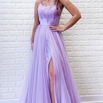 SheRose on Storenvy Vestido Color Lila, Lilac Prom Dress, Lilac Prom Dresses, Lace Long Prom Dress, Purple Evening Dress, Prom Dresses Long Lace, Prom Ideas, Prom Dress Styles, Dresses Cheap