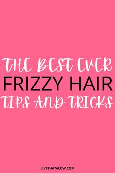 OMG I love these frizzy hair tips! I have been trying them for weeks and my hair is so much smoother and shinier! Frizzy Hair Tips, Hair Tips, Hair Care Tips, About Hair, My Hair