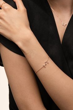 Let the stars guide you! Our Constellation Bracelet represents 12 astrology zodiac signs to show your personality. Define your own destiny and horoscope. o Gold Plated over Brass o Available in Gold, Silver, and Rose Gold o Complete the set: Pair it with the coordinating Constellation Necklace and Constellation Ring. Cluster Of Stars, Constellation Bracelet, Constellation Ring, Constellation Necklace, Out Of Reach, Astrology Zodiac, Delicate Bracelet, Constellations, Destiny