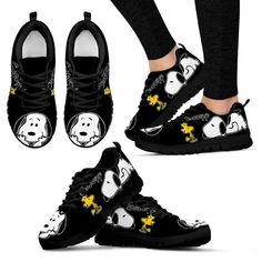 Snoopy Sneakers Grey Women, Custom Shoes, Shoes For Women, Fashion Company, Sneakers White, Sneakers Black, Shoe Collection