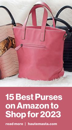 The new year is just around the corner, and with that comes a wave of stylish fashion trends. One accessory that is sticking around for the long haul is the purse. Take a look at these 15 best purses on Amazon to shop for 2023 and make a statement this coming year! Treat yourself or find the perfect gift for your loved ones - whatever you choose, you'll be sure to find something special. Check them out now! Top Rated Handbags, Best Handbags On Amazon, Purse Styles 2023, Womens Purses 2023, Popular Purses 2023, Fall 2023 Handbag Trends, Fall 2023 Purse Trends, Fall Handbags 2023, Fall Purses 2023