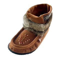 Women's Moccasin Boots & Mukluks – Leather-Moccasins Mens Moccasins Boots, Womens Moccasin Boots, Native American Boots, Indian Boots, Native Boots, Mukluk Boots, Native American Moccasins, House Shoes Slippers, Moccasin Pattern