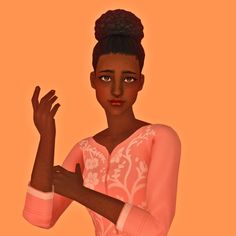 Animated Hair, Monet Hair Products, Clay Hair, Hair Clay, Sophia Dress, Turtle Neck Crop Top, Afro Hair