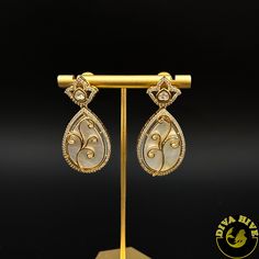 Premium Artisan real stone earring . Nickel Free Metal : Brass Polish : Gold Perfect for all big occasion Designer wear Handcrafted Artisan Earrings, Real Stone, Designer Wear, Stone Earrings, Designer Earrings, Jewelry Care, Handcrafted Jewelry, Mint, Jewelry Box