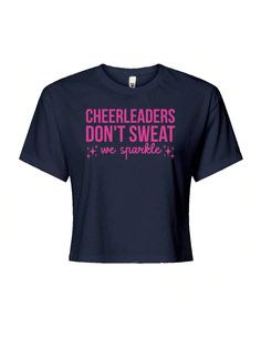 Show Your Cheer Spirit: Perfect for cheerleaders, cheer moms, and fans alike, our designs capture the energy and excitement of cheerleading. Whether you're on the sidelines or center stage, express your cheer pride with style. Cheer On with Style: From pom poms to spirit slogans, our apparel is designed to celebrate the cheer community. Durable and comfortable, these pieces are perfect for practice, competitions, or just showing your support.



Our cropped t-shirt features a crewneck and short Collegiate Short Sleeve Tops For College Events, Fan Apparel Slogan Tops For Sports Events, Team Spirit Slogan Tops For Fan Gear, Team Spirit Slogan Tops For Fans, Sports Fan Apparel Tops With Slogan, Sports Fan T-shirt With Team Name For Cheerleading, Sporty T-shirt For Cheerleading With Team Name, Sporty Cheerleading T-shirt With Team Name, Sporty Tops With Team Name For College Events